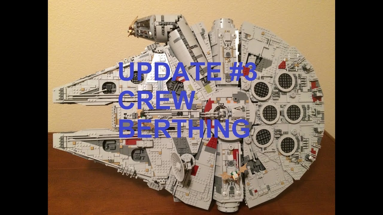 Custom Mod 3. Berthing - LEGO Millennium Falcon Star Wars - YouTube