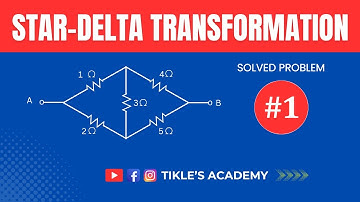 STAR DELTA TRANSFORMATION SOLVED PROBLEM 1 IN ELECTRICAL ENGINEERING LECTURE 2    @TIKLESACADEMY