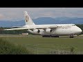 [FullHD] *RARE* Maximus Air Cargo Antonov 124 landing & takeoff at Geneva/GVA/LSGG