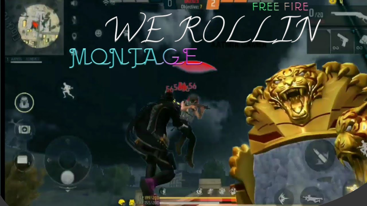 WE ROLLIN MONTAGE BY AATMIK GAMER | MONTAGE | FREE FIRE 🔥🔥