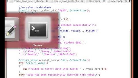 MySQL from a PHP Script 6/8: Select Data from Table(s) in MySQL
