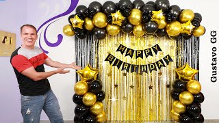 balloon decoration ideas ✨ balloon garland tutorial - birthday decoration ideas at home - graduation