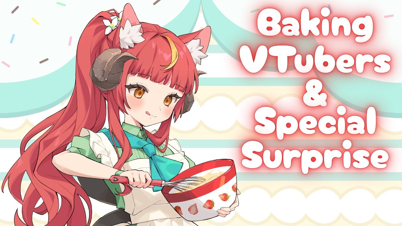 Making VTuber Cupcakes + SPECIAL ANNOUNCEMENT!!