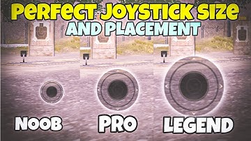 HOW TO FIND YOUR BEST JOYSTICK SIZE & POSITION | JOYSTICK STUCK PROBLEM | PUBG MOBILE TIPS AND TRICK