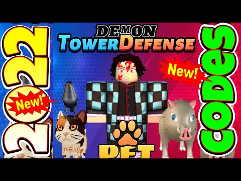 ALL CODES WORK* [Pet] Demon Slayer Tower Defense Simulator ROBLOX