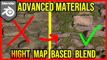 Use this INSANE TECHNIQUE to SEAMLESSLY blend your materials with height maps in BLENDER
