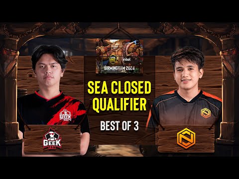 Full Game: GeekFam vs Neon Esports Game 2 (BO3) ESL One Birmingham 2024: SEA Closed Qualifier