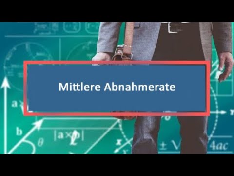 Mittlere Abnahmerate