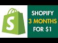 Shopify 3 Months for $1 — Special Extended Trial (2026)