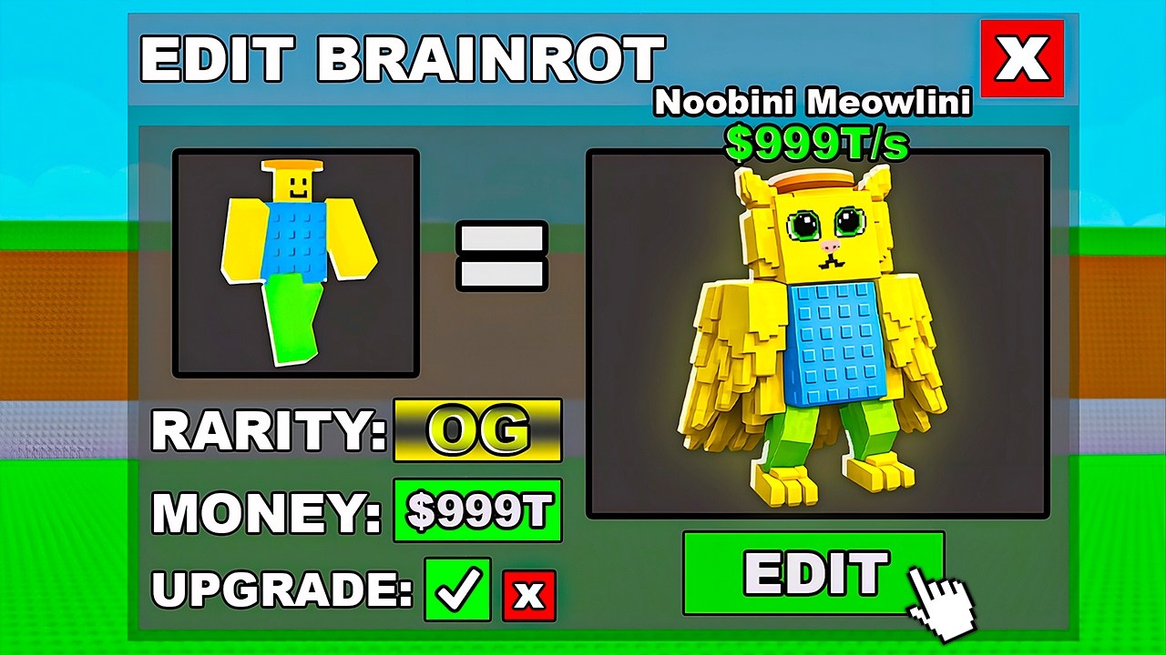 I Got a BRAINROT EDITOR..