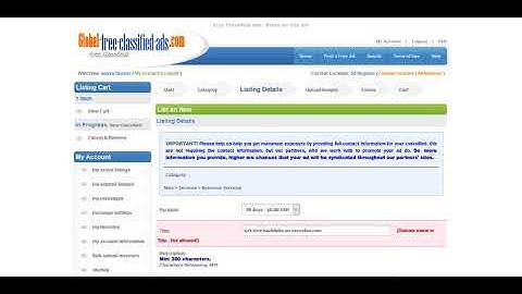 HOW TO BACKLINK ON global-free-classified-ads.com BY SAVESFUN.COM