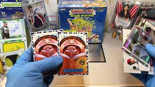 Garbage Pail Kids Book Worms Mega Box Hobby Break!!! Book Worm Week!!!