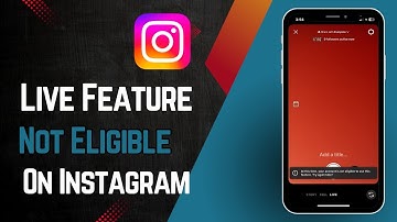 Instagram: At this time your account is not eligible to use this feature try again later
