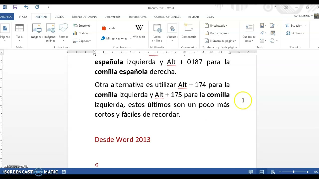 COMO PONER COMILLAS ESPAÑOLAS O LATINAS - YouTube