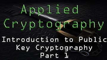 Applied Cryptography: Intro to Public-Key Crypto - Part 1