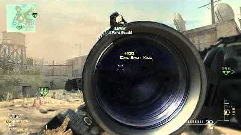 7 Man Split killfeed Barret 50.cal Mw3