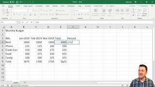 015 Relative Versus Absolute Cell References in Formulas