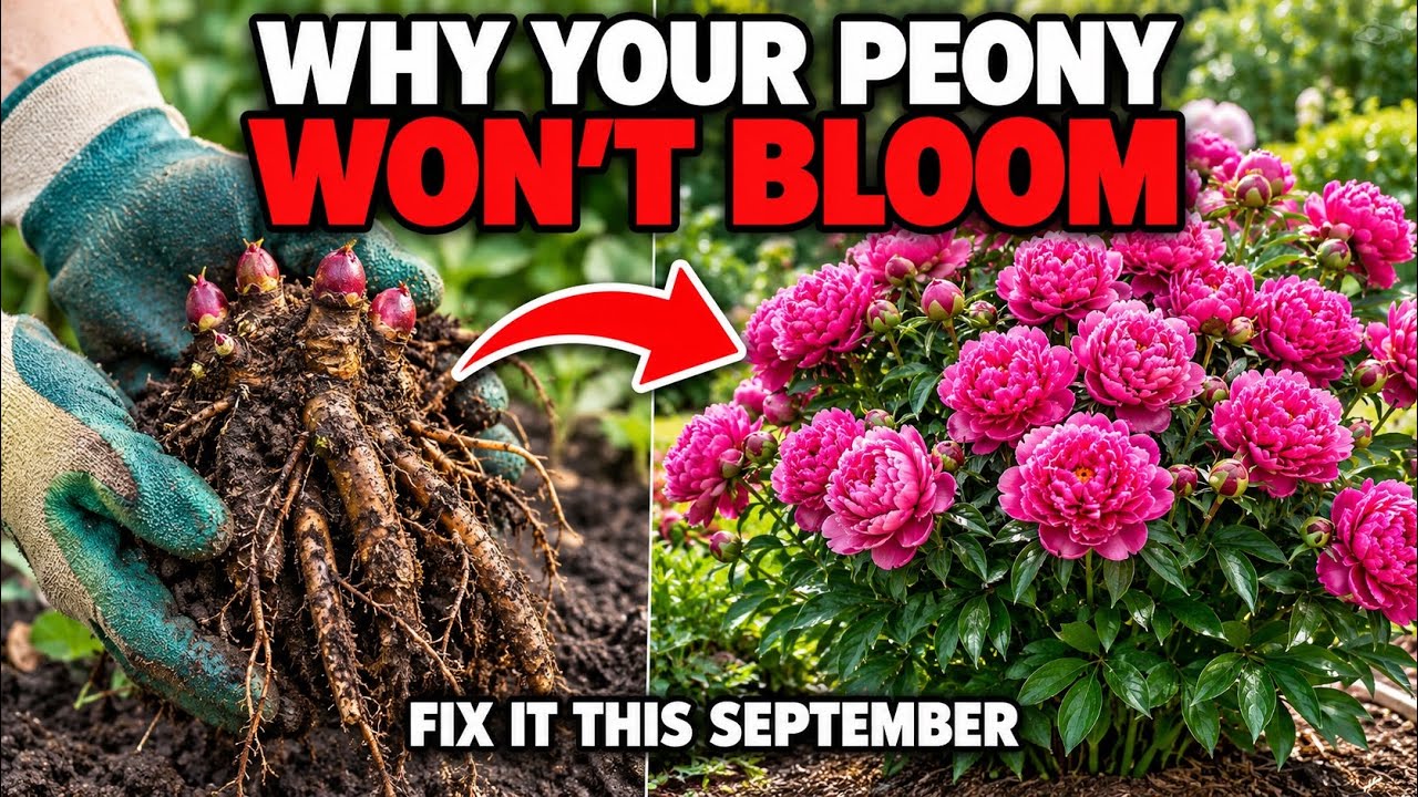 YOUR PEONIES NEED THIS EVERY SEPTEMBER - FOR MASSIVE BLOOMS NEXT SPRING