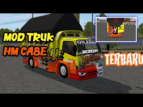 SHARE MOD  TRUK  HM CABE  ORANGE MOD  BUSSID TERBARU YouTube