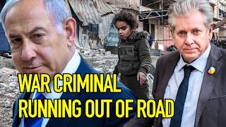 THE WAR CRIMINAL IS RUNNING OUT OF ROAD