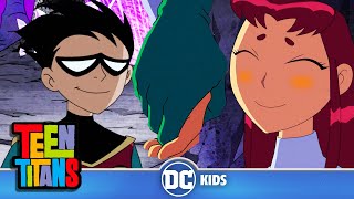 The BEST of Robin \& Starfire! ❤️💜 Seasons 1-2 | Teen Titans | @dckids