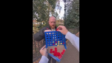 Playing random people at connect 4 #connect4 #game #public