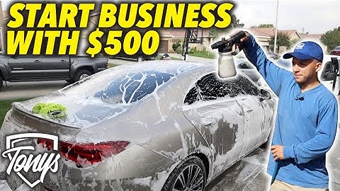 Start your detailing business with only $500 - Tony