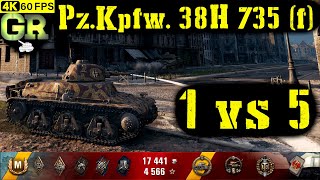World of Tanks Pz.Kpfw. 38H 735 (f) Replay - 7 Kills 1K DMG(Patch 1.4.0)