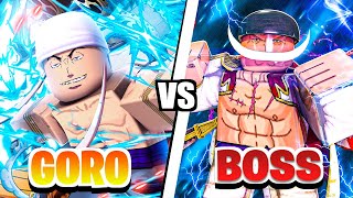 [GPO] GORO GORO vs ALL BOSEES in One Video (Lightning Fruit Guide Roblox)