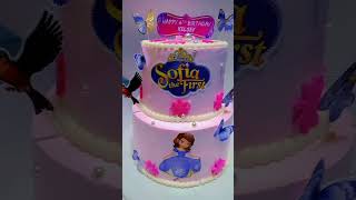 princess Sofia 😻 #sofia #cakedecorating #birthdaycake #delicious #cake