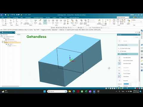 Extrude Solid Edge 2023