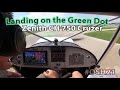 Aircraft arrival at Oshkosh 2021: Landing on the green dot