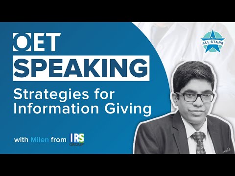 OET Speaking - Information Giving