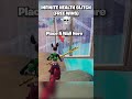 BROKEN INFINITE HEALTH GLITCH 🤯 #shorts #fortnite