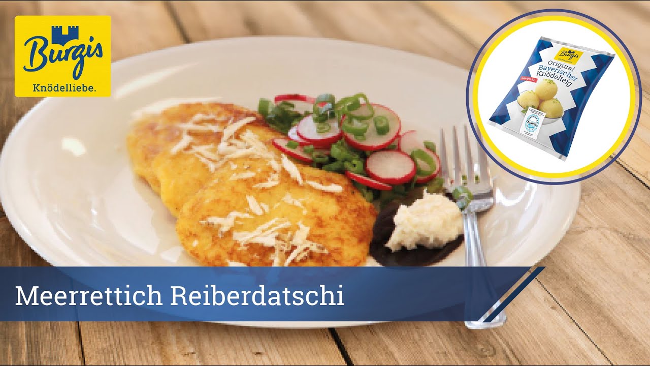 Meerrettich-Reiberdatschi - Knödel-Rezepte | Burgis - YouTube