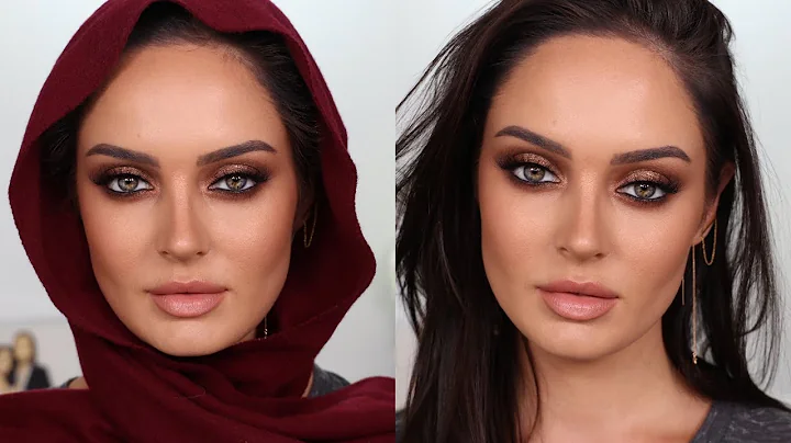 Eid Makeup Look: Heavy Glam with Bronze Eyeshadow ...