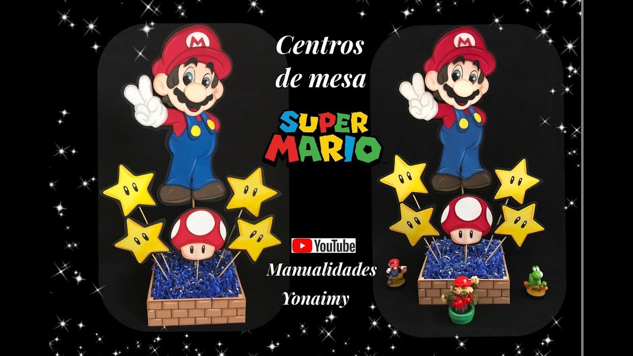 Salida Secretario Dar CENTRO DE MESA DE MARIO BROSS .- MARIO BROSS CENTERPIECE - YouTube