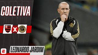 FLAMENGO 3 X 0 CUSCO: LEONARDO JARDIM FALA AO VIVO APÓS VITÓRIA NA LIBERTADORES