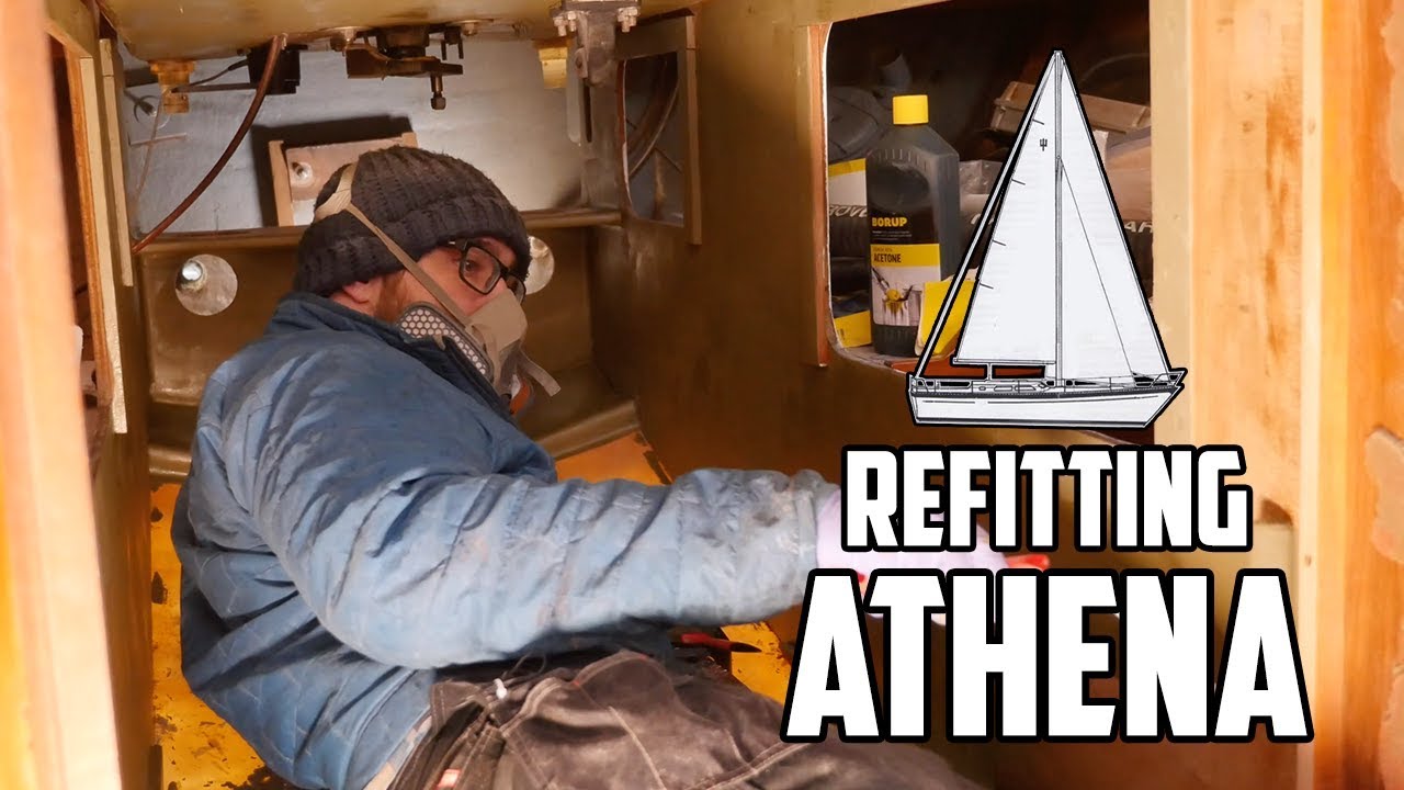 Sail Life – Fixing holes and priming the engine compartment – DIY sailboat repair