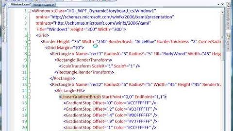 WPF Dynamic Story boarda