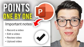 How To Make Bullet Points Appear One At A Time PowerPoint - Full Guide