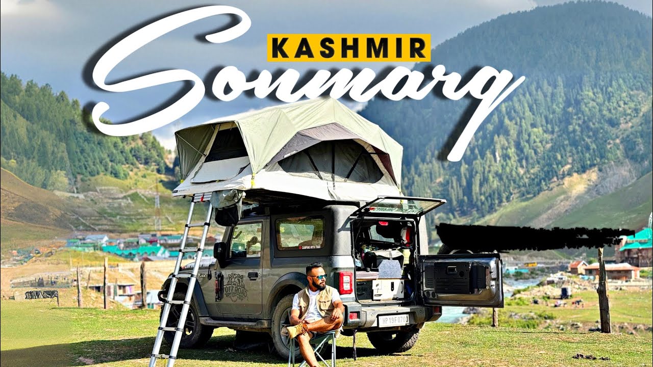 Car Camping in Sonmarg kashmir 