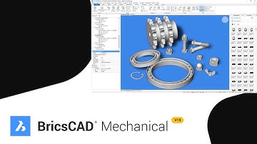 30,000+ free nuts, bolts, holes and other components included with BricsCAD Mechanical
