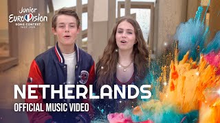 Sep & Jasmijn - Holding On To You | 🇳🇱 Netherlands | Official Music Video | Junior Eurovision 2023
