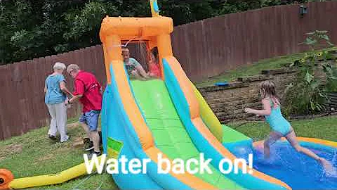 Bountech inflatable water slide review!  An Amazon purchase.  Is it worth your time? Also at Sam's