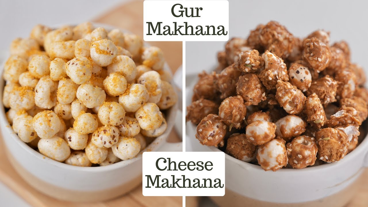 Gur & Cheese Makhana | Healthy Sweet & Salty Makhana | गुर & चीज़ मखाना | Snacks | Kunal Kapur Recipe