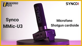 Synco MMicU3 Microfono Magnetico Direzionale Shotgun Cardioide Video