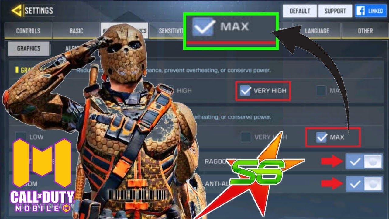 GAME BOOSTER, Unlock max Graphics and Fps in CODMOBILE YouTube