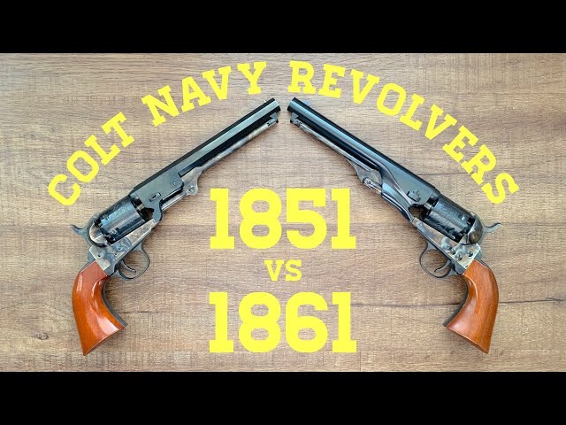 Colt Navy Revolvers: 1851 vs. 1861 - YouTube