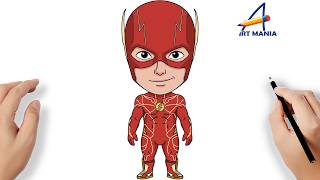 How to Draw The Flash | Easy Step-by-Step Drawing Tutorial